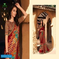 Sanskar Shubh Labh Wholesale Bright Chiffon Indian Sarees