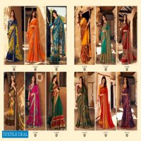 Sanskar Shubh Labh Wholesale Bright Chiffon Indian Sarees