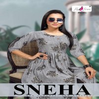SENHA BY FLY FREE HEAVY RAYON PROCIN FOIL PRINT FLAIR KURTI CATALOG WHOLESALER BEST RATE