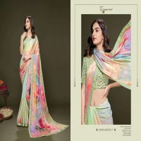 T & M DESIGNER KHWAAHISH DIGITAL PRINTED SAREE WITH BORDER BEST SELLER