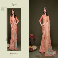 T & M DESIGNER KHWAAHISH DIGITAL PRINTED SAREE WITH BORDER BEST SELLER