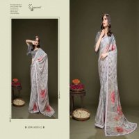 T & M DESIGNER KHWAAHISH DIGITAL PRINTED SAREE WITH BORDER BEST SELLER