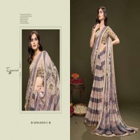T & M DESIGNER KHWAAHISH DIGITAL PRINTED SAREE WITH BORDER BEST SELLER
