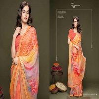 T & M DESIGNER KHWAAHISH DIGITAL PRINTED SAREE WITH BORDER BEST SELLER