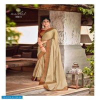 KASHVI MADHUMATI MOSS CHIFFON FANCY BORDER SAREES BEST SELLER IN SURAT