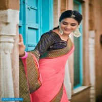 KASHVI MADHUMATI MOSS CHIFFON FANCY BORDER SAREES BEST SELLER IN SURAT