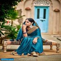 KASHVI MADHUMATI MOSS CHIFFON FANCY BORDER SAREES BEST SELLER IN SURAT