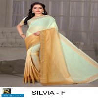 SILVIA BY RANJNA SAREE SIROSKI DIAMOND BORDER PARTY WEAR SAREE BEAUTIFUL COLLECTION ONLINE SHOP