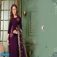 ANJU FAB MAYURI VOL 2 SILK DESIGNER FULL STITCH TOP PANT WITH DUPATTA SET
