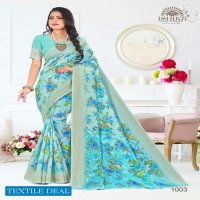 Ishika Lamhe Silk Wholesale LInen Fabrics Sarees