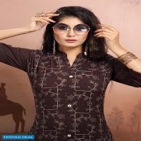 Fly Free Canvas Wholesale Reyon Liquid Long Kurtis