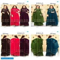 YOUR CHOICE BIBA VOL 2 LONG PEPLUM WITH GARARA STITCHED SALWAR KAMEEZ DESIGN 2022