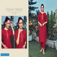 VFF Life Style Wholesale Ruby Cotton With Work Kurti And Pants