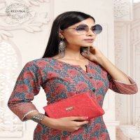 REEVIKA ERICA COTTON PRINT KURTI WITH PANT SET