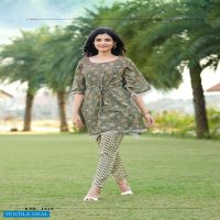 ELIZA BY RANGJYOT STYLISH DESIGNER KAFTAN WITH PANT SET