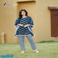 ELIZA BY RANGJYOT STYLISH DESIGNER KAFTAN WITH PANT SET