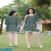 ELIZA BY RANGJYOT STYLISH DESIGNER KAFTAN WITH PANT SET