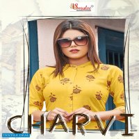 SMYLEE PRESENT CHARVI SLUB RAYON FANCY CASUAL WEAR KURTIS