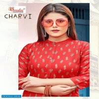 SMYLEE PRESENT CHARVI SLUB RAYON FANCY CASUAL WEAR KURTIS