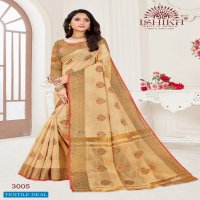 Ishika Ayush wholesale Cotton Chit Pattu Sarees