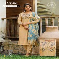 GLOBAL LOCAL JASHN KURTI WITH PANT AND DUPATTA SET
