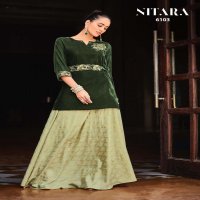 NITARA SPARKLES VOL 7 TOP WITH SKIRT COLLECTION BEST RATE