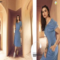 TUMBAA DENIM VOL 2 BY VINAY PURE DENIM SUMMER WEAR FANCY KURTI