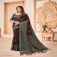VINAMRA JACQUARD BRASSO VOL 4 FANCY SAREE SUPPLIER IN SURAT CHENNAI