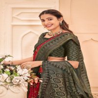 VINAMRA JACQUARD BRASSO VOL 4 FANCY SAREE SUPPLIER IN SURAT CHENNAI
