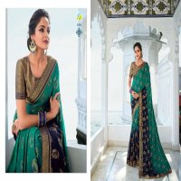 VINAY SHEESHA HANSHIKA 21721-21730 SERIES ELEGANT LOOK DESIGNER SAREE WHOLESALER