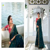 VINAY SHEESHA HANSHIKA 21721-21730 SERIES ELEGANT LOOK DESIGNER SAREE WHOLESALER