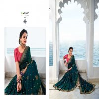 VINAY SHEESHA HANSHIKA 21721-21730 SERIES ELEGANT LOOK DESIGNER SAREE WHOLESALER