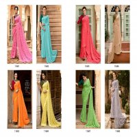 5D DESIGNER ANNAYA GEORGETTE SAREE WITH BORDER