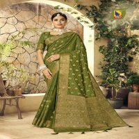 Ashika MIa Stone Wholesale Designer Silk Sarees Rich Pallu Sarees