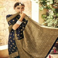 Ashika MIa Stone Wholesale Designer Silk Sarees Rich Pallu Sarees