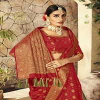 Ashika MIa Stone Wholesale Designer Silk Sarees Rich Pallu Sarees