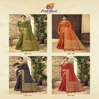 Ashika MIa Stone Wholesale Designer Silk Sarees Rich Pallu Sarees