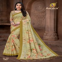 Ashika Mahi Ve Wholesale Linen Indian Sarees