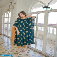 Blue Hill Pushpa Wholesale Kaftan Kurti Catalogs
