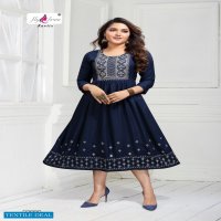 Fly Free Cattle Wholesale Anarkali Long Indian Tops