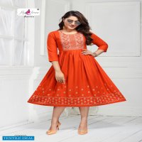 Fly Free Cattle Wholesale Anarkali Long Indian Tops