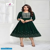 Fly Free Cattle Wholesale Anarkali Long Indian Tops