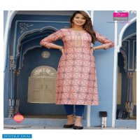 Diya Garden City Vol-12 Wholesale Long Indian Kurtis Catalogs