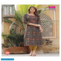 Diya Garden City Vol-12 Wholesale Long Indian Kurtis Catalogs