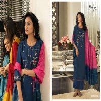 LT NITYA PRESENT TRINETRA READYMADE CHINON TOP BOTTOM DUPATTA COLLECTION