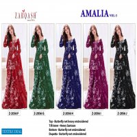 Zarqash Amalia Vol-3 Wholesale Pakistani Concept Dress