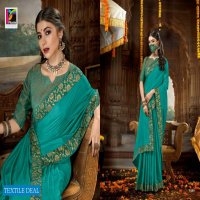 Pikasho Manika with Mask Wholesale Vichitra Fabrics Sarees
