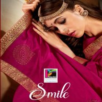 Pikasho Smile Wholesale Vichitra Fabrics Sarees