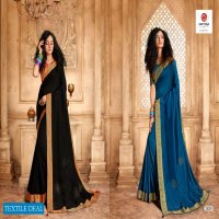Seemaya Senorita Wholesale Vichitra Fabrics Sarees