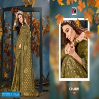 Pikasho Raj Yog Wholesale Vichitra Fabrics Sarees